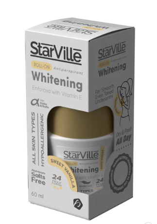 Starville Whitening Roll on Sweet Vanilla 60 ml