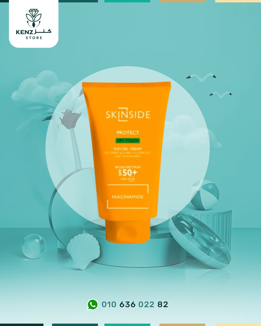 skin side dry touch gel sun cream spf 50+50ml