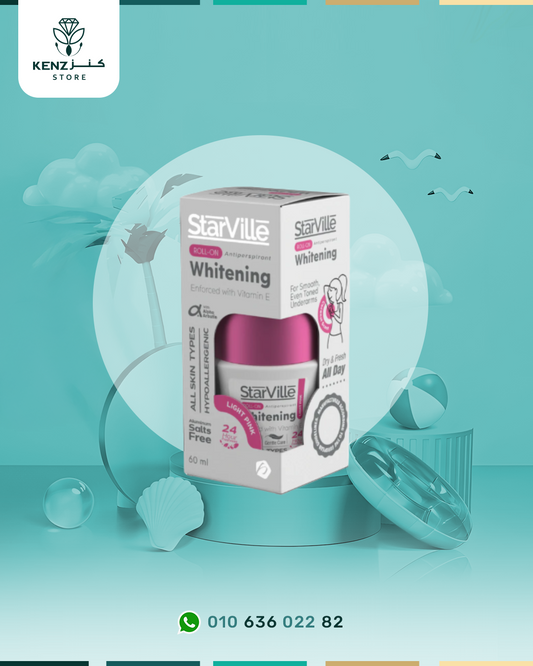 Starville Whitening Roll on Light Pink with Coconut Scent 60 ml